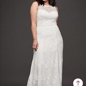 BRAND NEW WITH TAGS David’s Bridal Lace Wedding Dress size 20